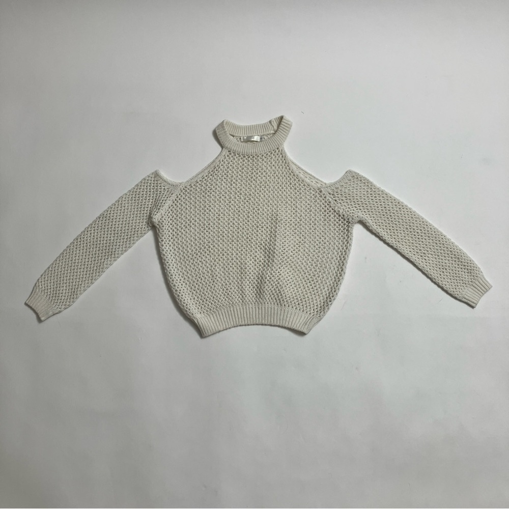 LF MILLAU scold shoulder cropped sweater